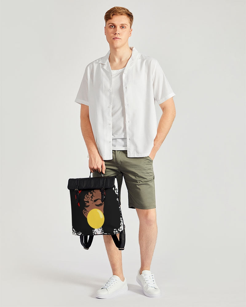 Bubbles Casual Flap Backpack