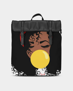 Bubbles Casual Flap Backpack