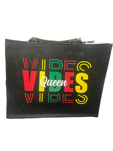 “Queen Vibes” Tote Bag