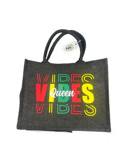 “Queen Vibes” Tote Bag