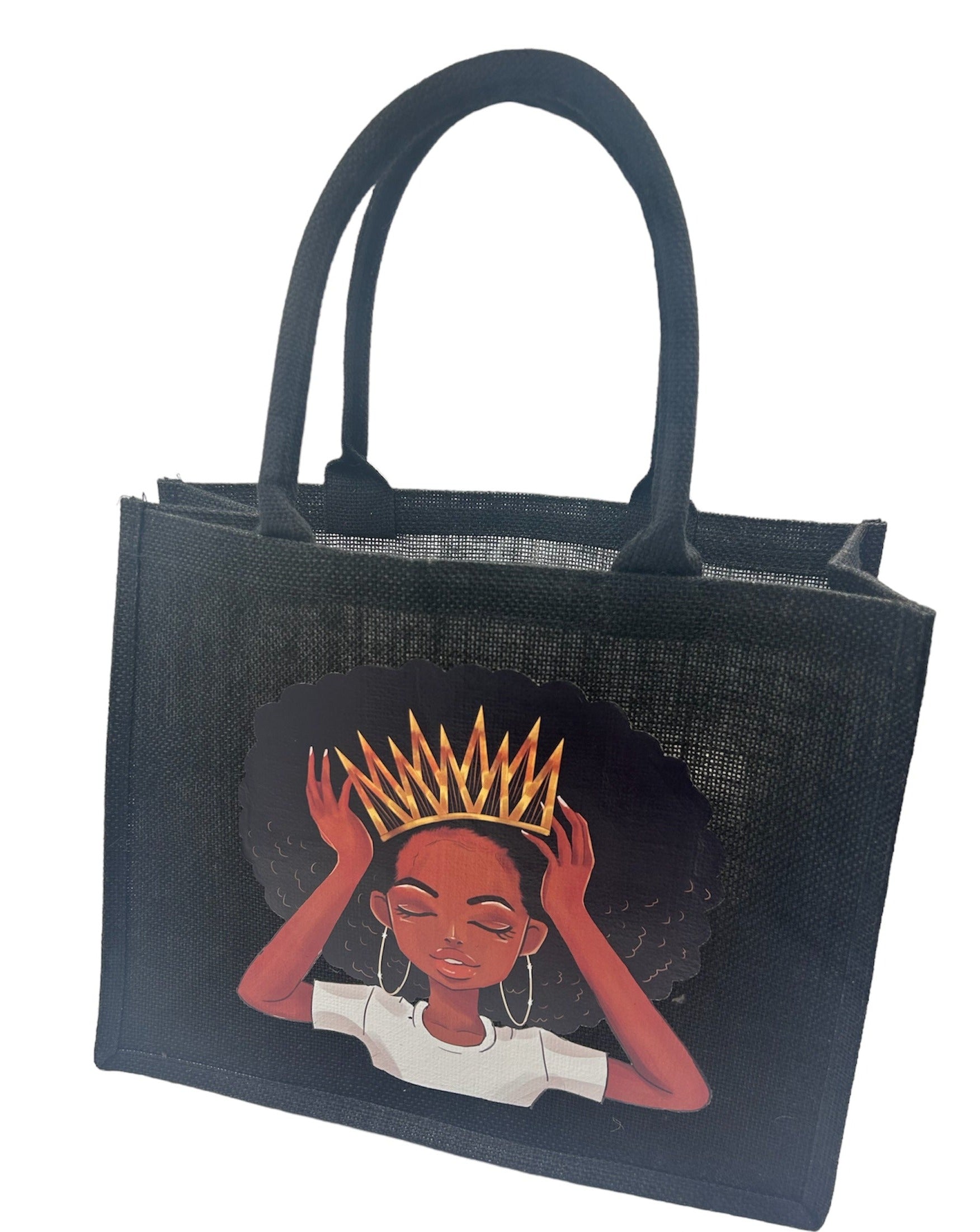 "Let Me Fix My Crown" Tote