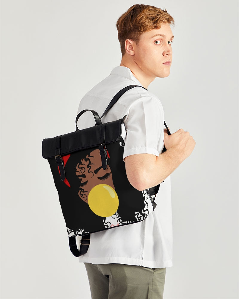 Bubbles Casual Flap Backpack