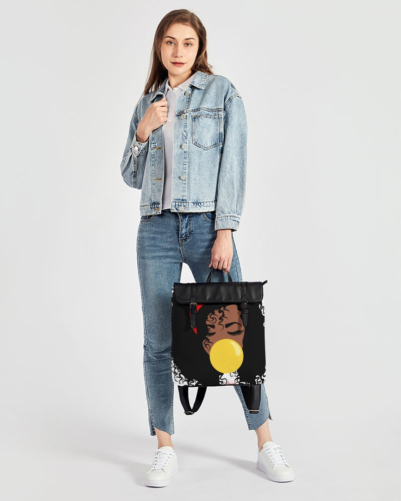 Bubbles Casual Flap Backpack