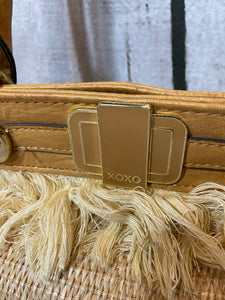 Tan Leather Like Purse