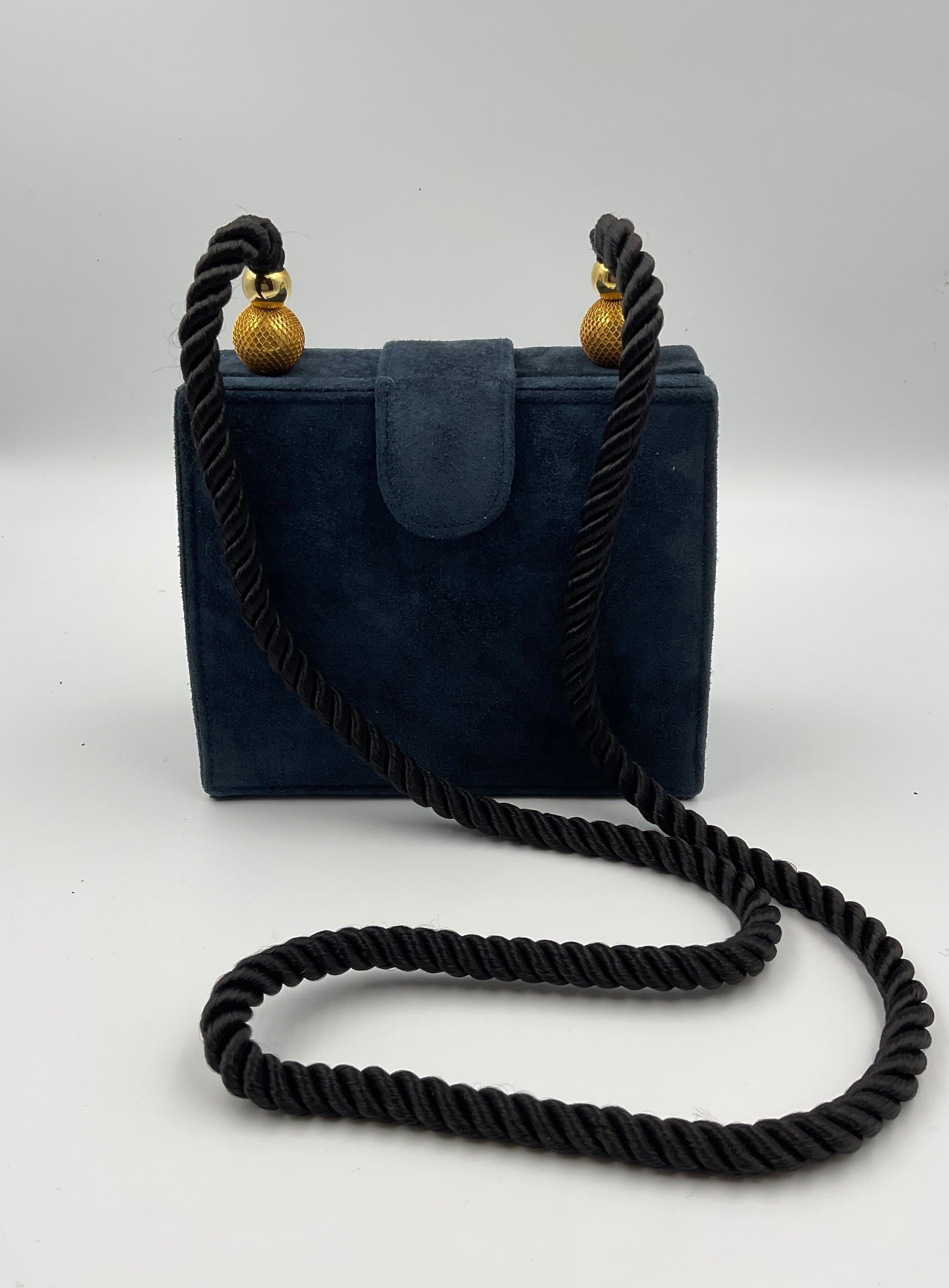 Blue Suede Purse