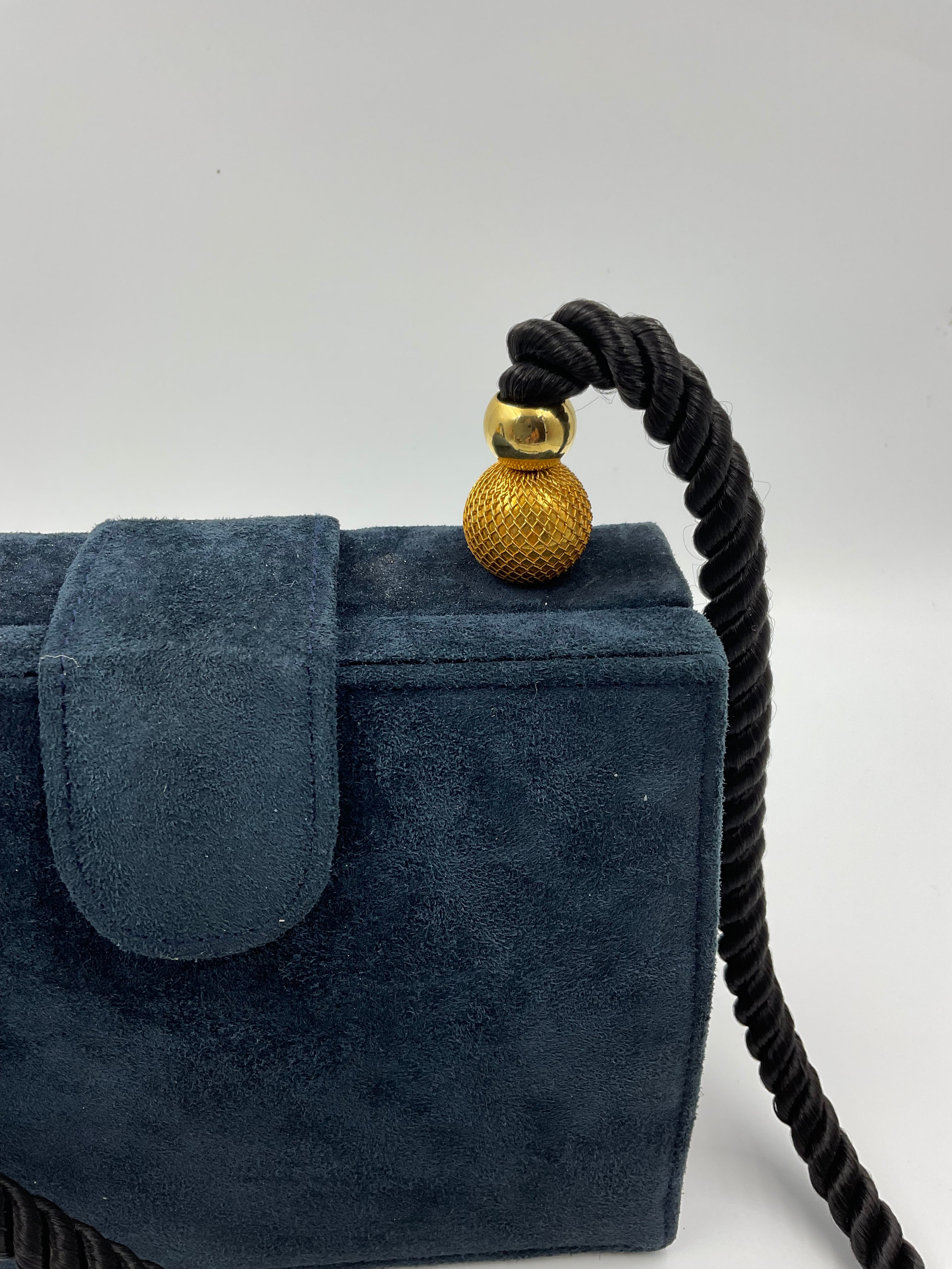 Blue Suede Purse