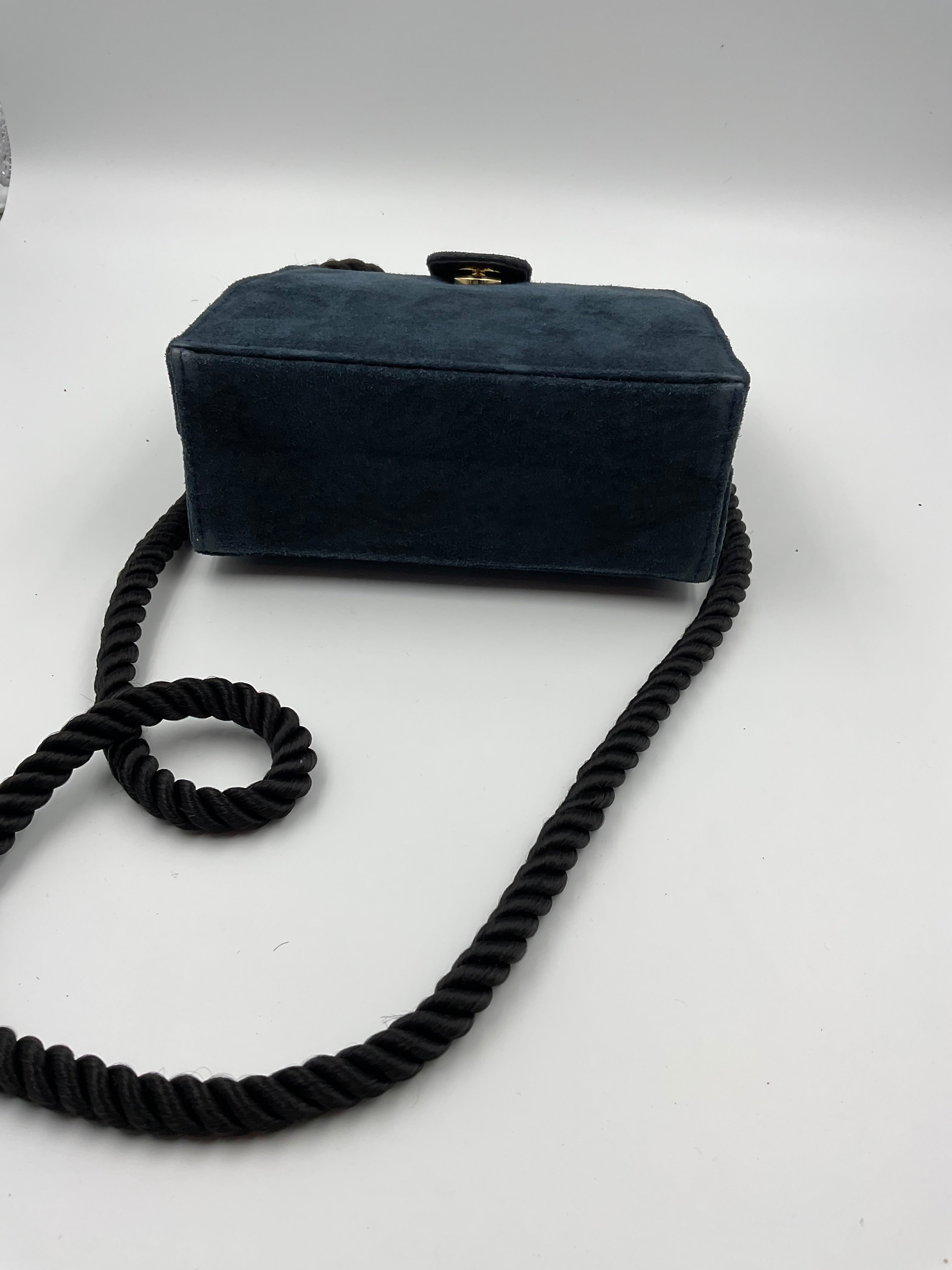 Blue Suede Purse