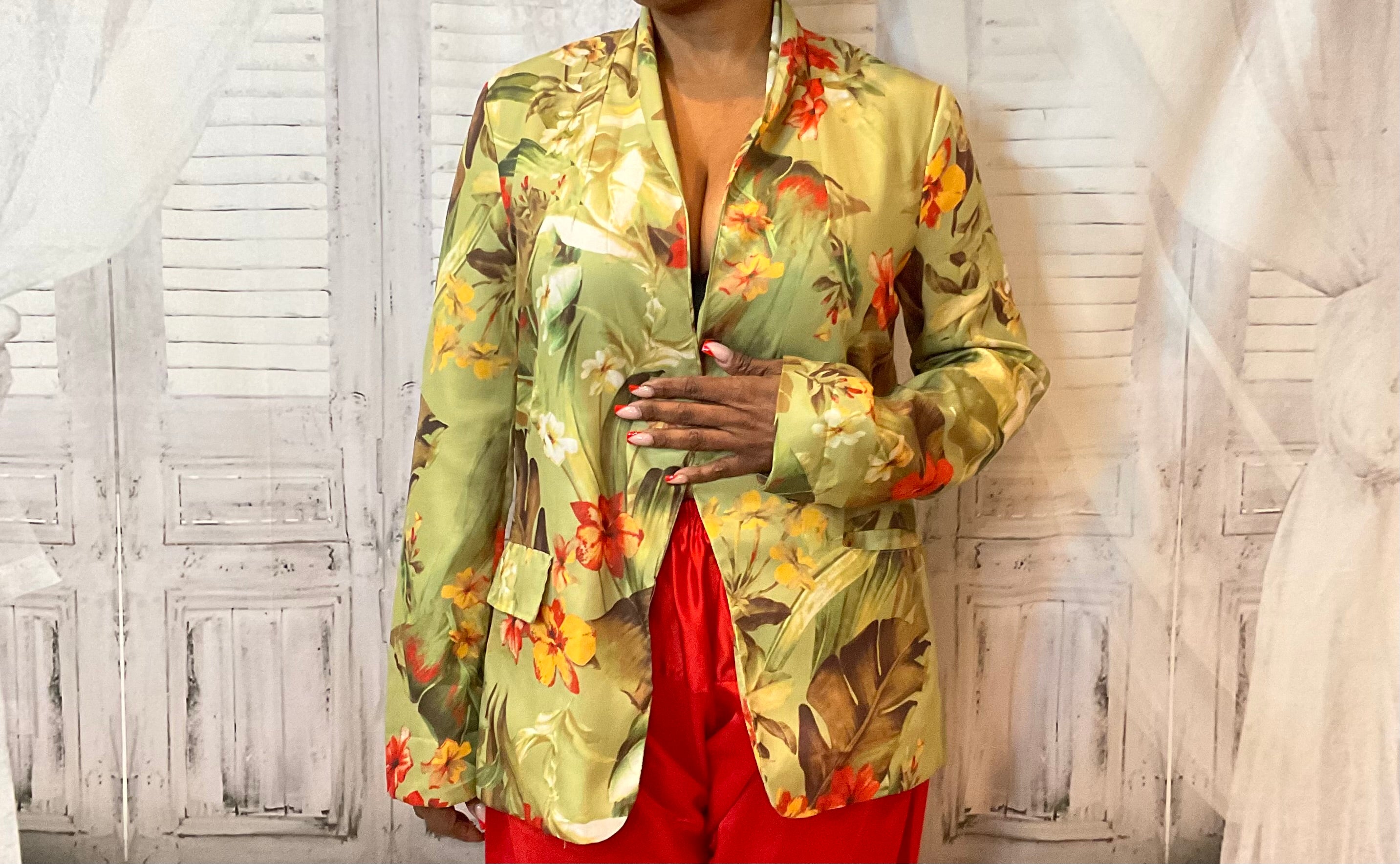 Floral Blazer