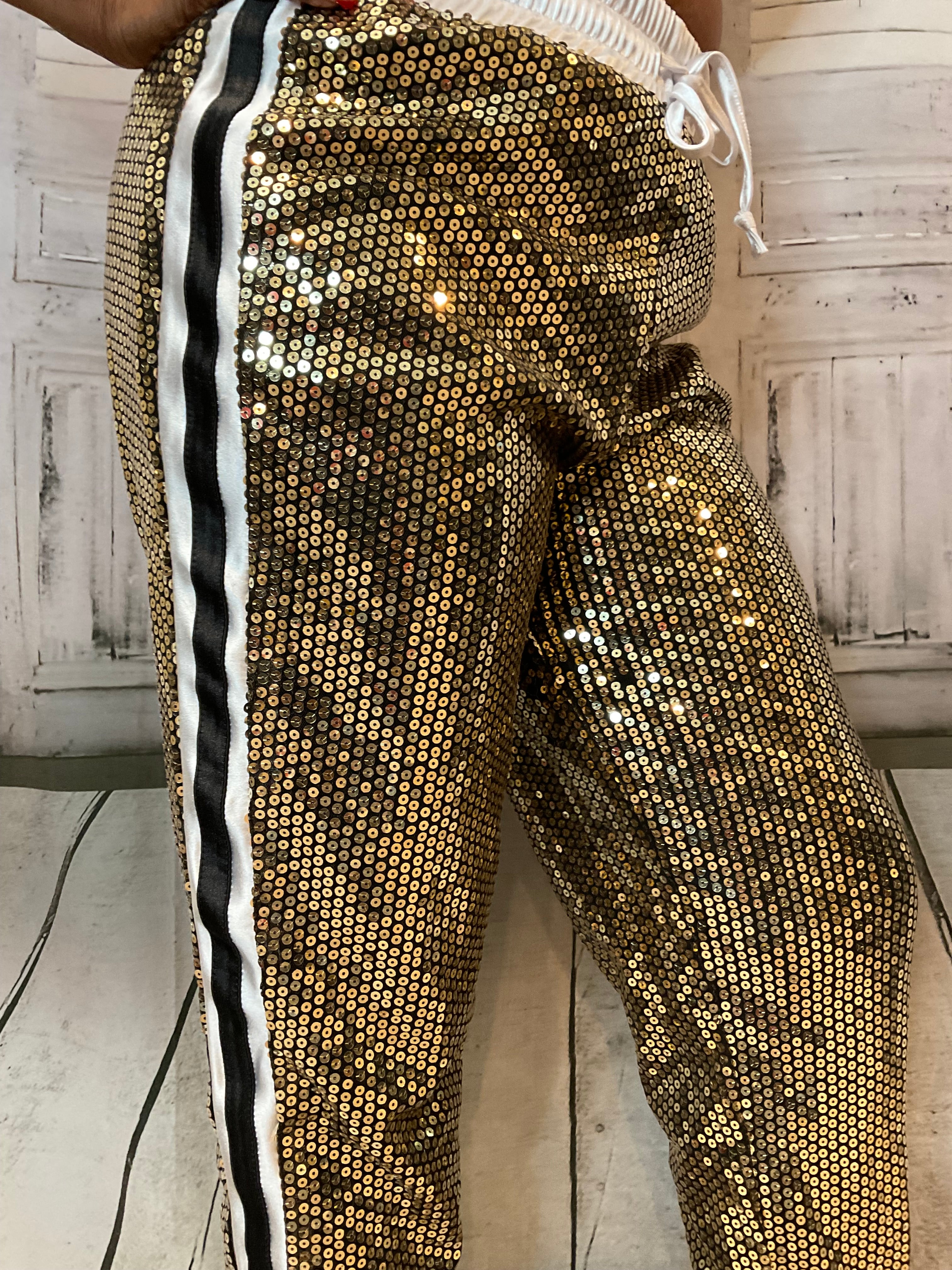 Fashion Nova Sequined Joggers