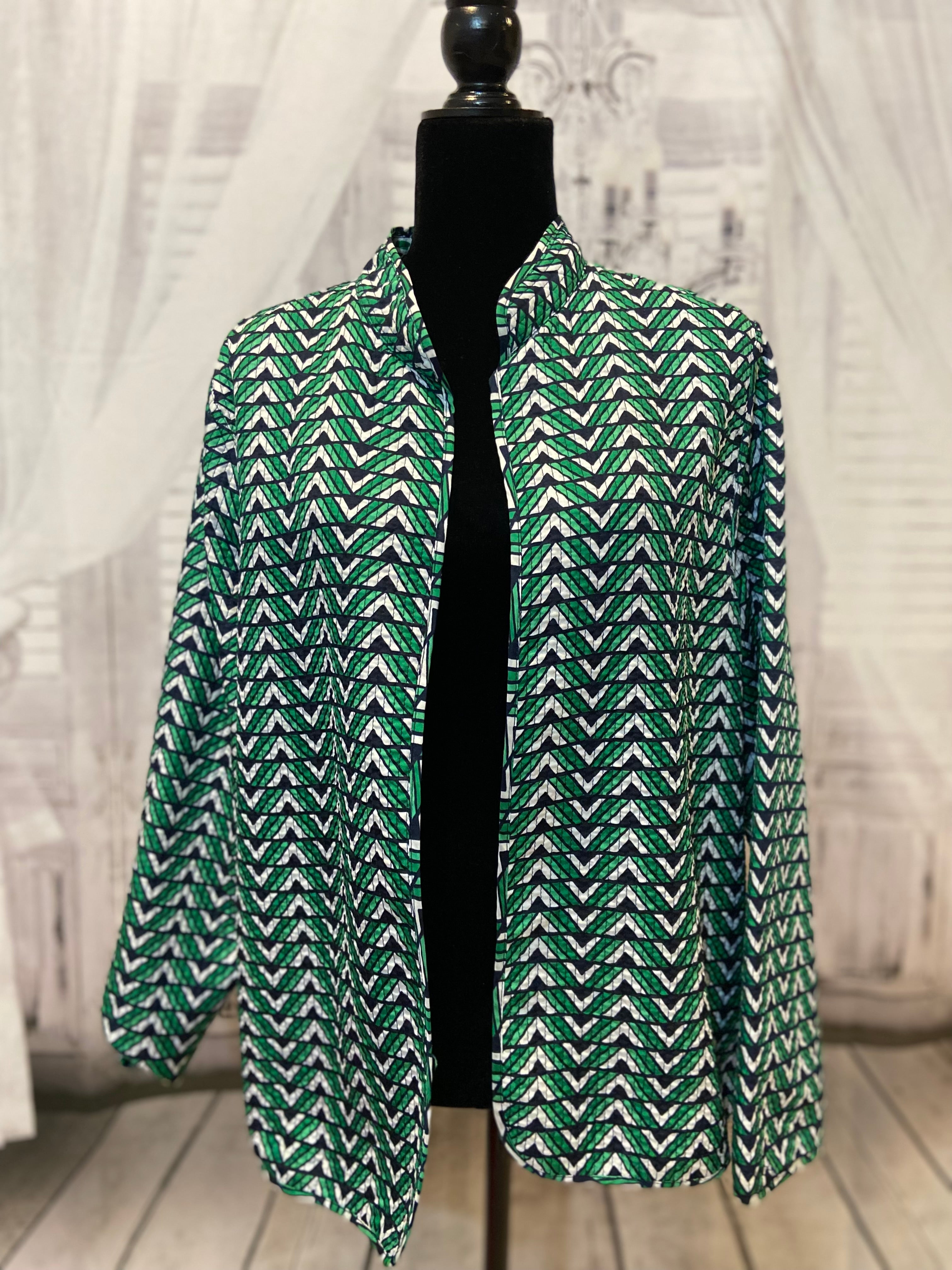 Reversible Print Blazer